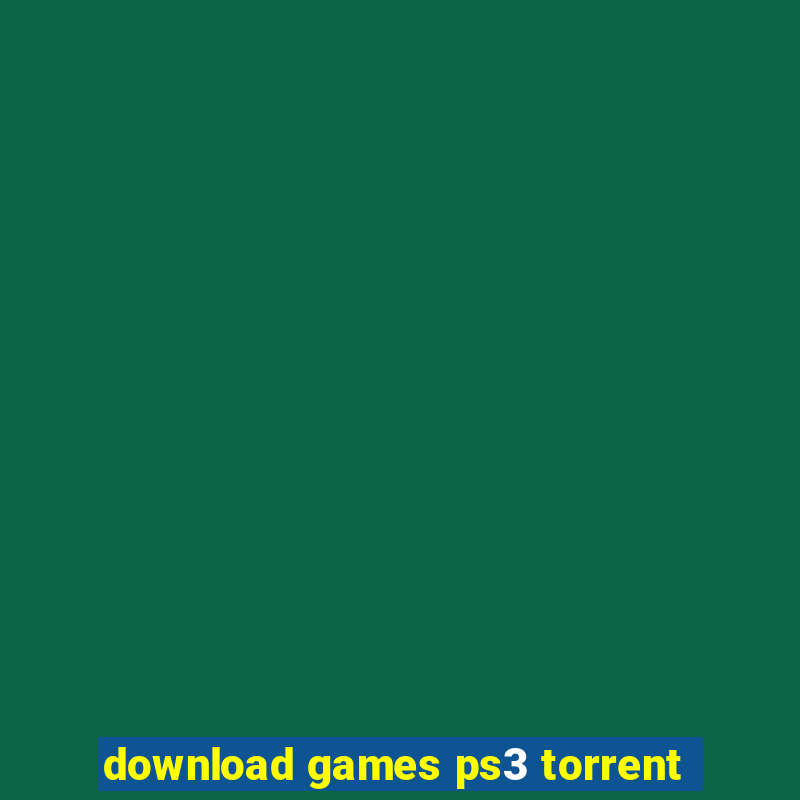 download games ps3 torrent